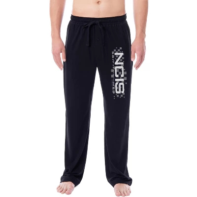 NCIS Mens' TV Show Episodes Series Logo Icon Title Sleep Pajama Pants Black 4 NCIS Mens' TV Show Episodes Series Logo Icon Title Sleep Pajama Pants Black - Image 4