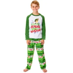 Elf The Movie Boys' Film Cotton-Headed Ninny-Muggins Sleep Pajama Set Multicolored -Sleepwear Sales Store GUEST 961e7715 4cfb 4ed5 a895 cc891f6b8236