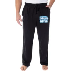 Nickelodeon Mens' Blue's Clues Logo Sleep Pajama Pants Black -Sleepwear Sales Store GUEST 98efaa00 006c 41bd af63 e4c1fdea1bb3