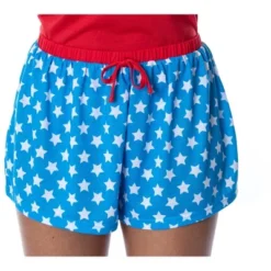DC Comics Women's Wonder Woman Gold Foil Logo Shirt And Shorts Pajama Set WW Logo -Sleepwear Sales Store GUEST 9908a5f2 0d20 4ad0 bb5c 4ec21d5c3e55