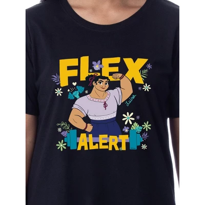 Disney Encanto Women's Luisa Flex Alert Adult Nightgown Sleep Shirt Black 1 Disney Encanto Women's Luisa Flex Alert Adult Nightgown Sleep Shirt Black