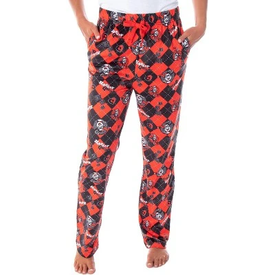 DC Comics Harley Quinn Women's Classic Character Sleep Lounge Pajama Pants Classic Harley 4 DC Comics Harley Quinn Women's Classic Character Sleep Lounge Pajama Pants Classic Harley - Image 4