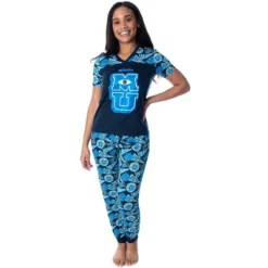 Disney Women's Monsters Inc. Monsters University 2 Piece Jogger Pajama Set Blue -Sleepwear Sales Store GUEST 995a973e 43a2 4d4f 846c 02d6a98f93f8