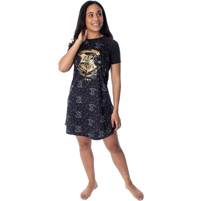 Harry Potter Women's Juniors' Hogwarts Castle Nightgown Pajama Sleep Top 1 Harry Potter Women's Juniors' Hogwarts Castle Nightgown Pajama Sleep Top