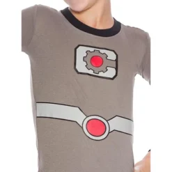 Justice League Boys Cyborg Cotton Costume Pajama Set