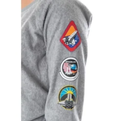 NASA Worm Logo Women's Juniors' Space Shuttle Patches Jogger Pajama Set NASA Worm Logo -Sleepwear Sales Store GUEST 9b97492f 15fd 4ca7 b3e8 aa7bfea771e7