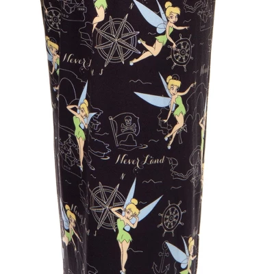 Disney Womens' Tinker Bell Sleep Never Land Map Symbols Pajama Pants Black 3 Disney Womens' Tinker Bell Sleep Never Land Map Symbols Pajama Pants Black - Image 3