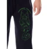 Harry Potter Mens' Death Eaters Dark Mark Sleep Jogger Pajama Pants Black
