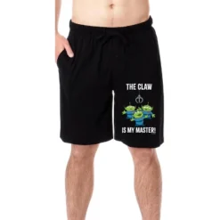 Disney Mens' Toy Story Movie Aliens The Claw Is My Master Pajama Shorts Black -Sleepwear Sales Store GUEST 9d83d402 d2c1 437a ac84 384ebfcb3cb4