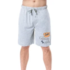 Gilmore Girls Mens' Luke's Diner Logo TV Show Series Sleep Pajama Shorts Grey 5 Gilmore Girls Mens' Luke's Diner Logo TV Show Series Sleep Pajama Shorts Grey -Sleepwear Sales Store GUEST 9da7bf3f ea23 427e b657 82dd44d98d81