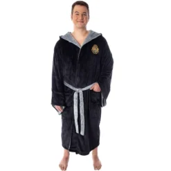 Harry Potter Adult Fleece Plush Hooded Robe - Big And Tall -Sleepwear Sales Store GUEST 9e18f316 634c 4862 879b c0d6f291393b
