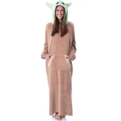 Star Wars The Mandalorian Baby Yoda Costume Adult Wearable Blanket Pullover Robe Brown -Sleepwear Sales Store GUEST 9f7f0605 8cc6 4870 b665 3e89dced0f7c