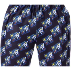 MTV Mens' Music Television Boombox '80s Logo Sleep Pajama Pants Black -Sleepwear Sales Store GUEST 9fb29a3a 5915 48ef a6f8 7f36f1bc2c5c