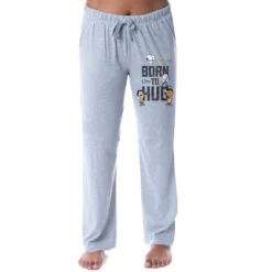Peanuts Womens' Snoopy Charlie Brown Born To Hug Sleep Pajama Pants Grey -Sleepwear Sales Store GUEST a0984a9c 5211 45b6 a85c 8bccead46270