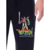 Voltron Mens' Classic TV Series Show '80s Character Sleep Pajama Pants Black