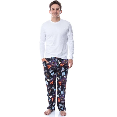 Star Trek Deep Space Nine DS9 Ships And Quarks Bar Mens' Pajama Pants Black 1 Star Trek Deep Space Nine DS9 Ships And Quarks Bar Mens' Pajama Pants Black