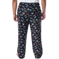 Monster Jam Adult Men's Monster Truck Allover Pattern Sleep Pajama Pants