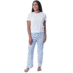 Friends The TV Series Womens' Classic Show Logo Pajama Pants Loungewear Blue -Sleepwear Sales Store GUEST a51eaccf aa25 4fb0 8901 2ab1528f4085