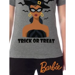 Mattel Barbie Womens' Halloween Trick Or Treat Witch Sleep Pajama Set Multicolored -Sleepwear Sales Store GUEST a916c09a 4f5a 4329 8c4b 2d06a46bee92