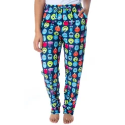 Disney Women's Monsters Inc. Allover Character Heads Sleep Pajama Pants Blue -Sleepwear Sales Store GUEST a983bc22 cd8f 4c3d bf53 8fb3cfc45857