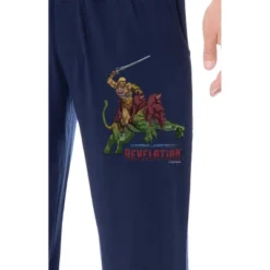 Masters Of The Universe: Revelation Mens' He-Man Sleep Pajama Pants Blue
