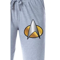 Star Trek: The Next Generation Womens' Starfleet Symbol Pajama Pants Grey