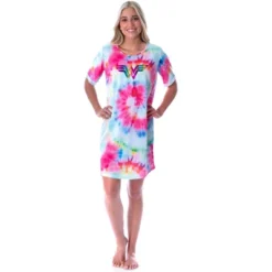 DC Comics Womens Wonder Woman Foil Logo Tie Dye Nightgown Sleep Shirt Multicolored 8 DC Comics Womens Wonder Woman Foil Logo Tie Dye Nightgown Sleep Shirt Multicolored -Sleepwear Sales Store GUEST abc2fc32 177e 4096 829e bd971966824d