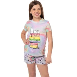 Peanuts Girls' Snoopy Dream In Color Tie-Dye Character Pajama Set Shorts Multicolored 10 Peanuts Girls' Snoopy Dream In Color Tie-Dye Character Pajama Set Shorts Multicolored -Sleepwear Sales Store GUEST ace5b5bf 88fe 4cfd 9fc2 5f8452aa24e1