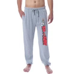 Tom And Jerry Men's Vintage Characters Logo Sleep Jogger Pajama Pants Grey -Sleepwear Sales Store GUEST ad406033 b3a0 4347 9324 bfc8f22b7bc4