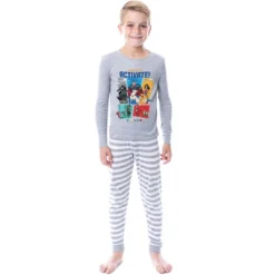 DC League Of Super-Pets Unisex Boys Girls Comic Activate! Sleep Pajama Set Grey -Sleepwear Sales Store GUEST ad4ba56d 8f0c 4ade af69 22e46078d53d