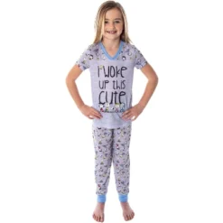 Peanuts Girls' Woke Up This Cute Pajamas Shirt And Pants Jogger Pajama Set 7 Peanuts Girls' Woke Up This Cute Pajamas Shirt And Pants Jogger Pajama Set -Sleepwear Sales Store GUEST ad6ab2cb e83c 4be9 84ea fee08e77b6a1
