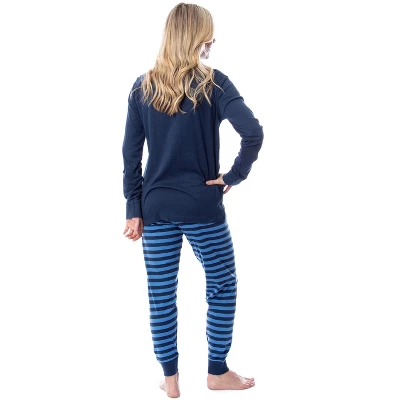 Disney Adult Unisex Frozen Movie Film Olaf Sweater Sleep Pajama Set Blue 3 Disney Adult Unisex Frozen Movie Film Olaf Sweater Sleep Pajama Set Blue - Image 3