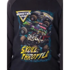 Monster Truck Boys' Skull Throttle Monster Jam Pajama Set