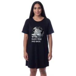 Star Wars Womens' Love You To The Death Star And Back Sleep Pajama Shirt Black 5 Star Wars Womens' Love You To The Death Star And Back Sleep Pajama Shirt Black -Sleepwear Sales Store GUEST b242f5b0 8d66 4c63 8303 5093d8718552