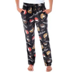Harry Potter Juniors' Allover Chibi Characters Minky Plush Pajama Pants -Sleepwear Sales Store GUEST b2b0be4a e3e3 4b06 b3c3 141c01b3b913