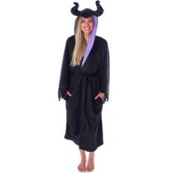 Disney Villains Women's Maleficent Costume Fleece Plush Robe Bathrobe -Sleepwear Sales Store GUEST b2c06e0f 7c00 4bc6 b853 f8dd67eeade2
