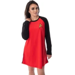 Star Trek Original Series Women's Juniors Raglan Sleep Shirt Nightgown 15 Star Trek Original Series Women's Juniors Raglan Sleep Shirt Nightgown -Sleepwear Sales Store GUEST b4573dce f71f 418a b381 2b8942ead5f0
