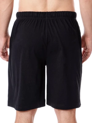 Intimo Men's Sleep Pajama Shorts Black 2 Intimo Men's Sleep Pajama Shorts Black - Image 2