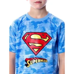 DC Comics Boys' Justice League Digital Camo Superman 2 PC Pajama Set Blue -Sleepwear Sales Store GUEST b55f8477 614b 4f11 8b30 8718722d742a