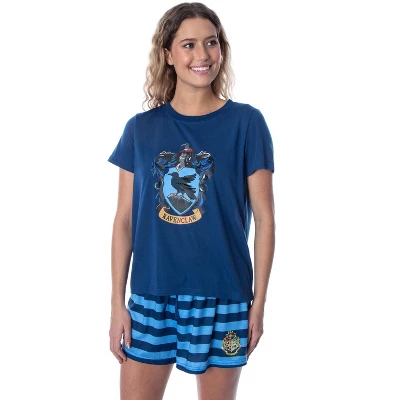 Harry Potter Women's Hogwarts Castle Shirt And Shorts Pajama Set - All 4 Houses 8 Harry Potter Women's Hogwarts Castle Shirt And Shorts Pajama Set - All 4 Houses - Image 8