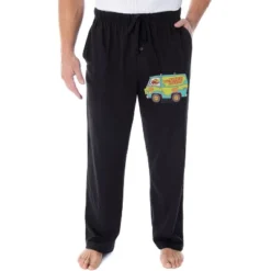 Scooby Doo Men's Mystery Machine Van Sleep Lounge Pajama Pants Black -Sleepwear Sales Store GUEST b717bfeb 7580 4f5f 9bc0 754dbc4fa73a