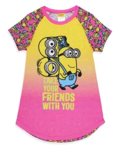 Girls' Despicable Me Minions Take Your Friends With You Nightgown Pajama Multicolored 9 Girls' Despicable Me Minions Take Your Friends With You Nightgown Pajama Multicolored -Sleepwear Sales Store GUEST b95cf92d 485b 4ed8 8947 b636bef841a0