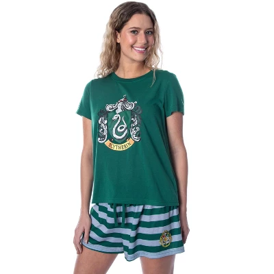 Harry Potter Women's Hogwarts Castle Shirt And Shorts Pajama Set - All 4 Houses 7 Harry Potter Women's Hogwarts Castle Shirt And Shorts Pajama Set - All 4 Houses - Image 7