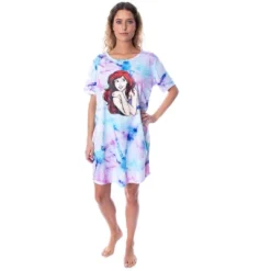 Disney Princess Women's Little Mermaid Ariel Tie Dye Nightgown Sleep Shirt -Sleepwear Sales Store GUEST bd4696c4 59af 41e7 bbea 8fb7ab4b39f9
