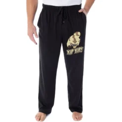 Avatar The Last Airbender Men's Flying Bison Appa Yip Yip! Pajama Pants Black -Sleepwear Sales Store GUEST be0d19e0 6b8a 4b31 a02d 60efadea6a7f