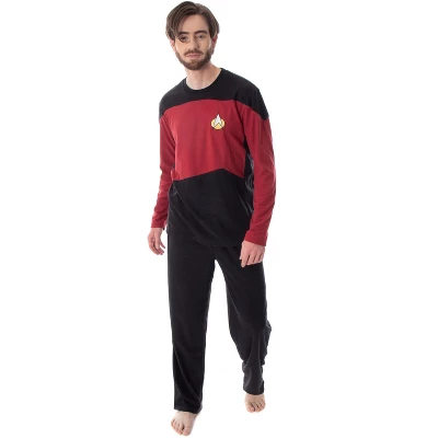 Star Trek Next Generation Men's Picard Uniform Costume Sleepwear Pajama Set 4 Star Trek Next Generation Men's Picard Uniform Costume Sleepwear Pajama Set - Image 4