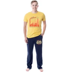 Star Wars Mens' Travel Tourist Ad Sleep Pajama Set -Sleepwear Sales Store GUEST c07add6f ecc4 4e76 9a1f c888f1d89714