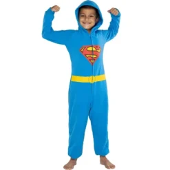 DC Comics Big Boys' Superhero Character Hooded Union Suit Footless Pajamas Costume -Sleepwear Sales Store GUEST c0ec6f27 9632 461e 8294 5b46e6d36e2b
