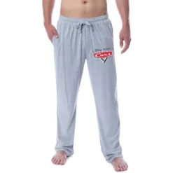 Disney Mens' Cars Movie Vector Logo Sleep Pajama Pants Grey -Sleepwear Sales Store GUEST c0fb7c5f 66a2 4b5d a1c0 2171c35a8ed9