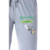 Rick And Morty Womens' TV Show Series Portal Character Sleep Pajama Pants Grey